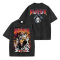 Bleach Washed T-shirt Vintage Style