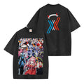 Darling In The Franxx Washed T-shirt Vintage Style