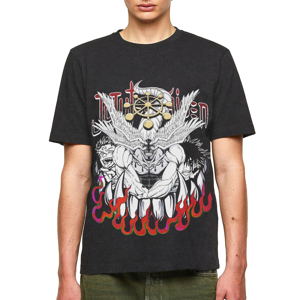 Mahoraga Washed T-shirt Vintage Style