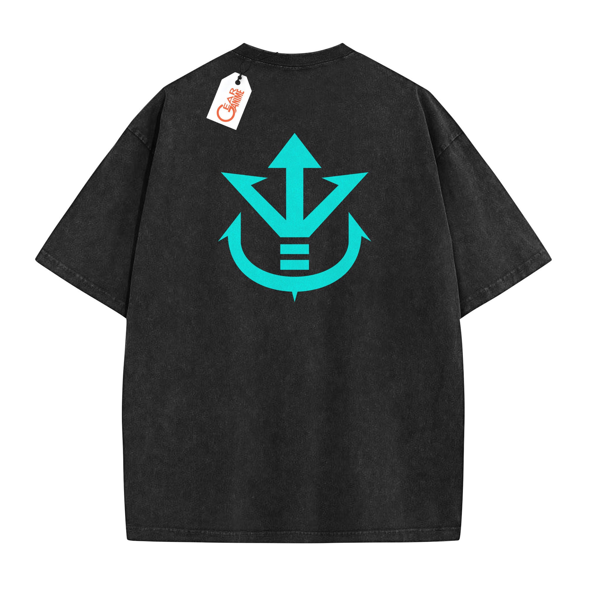 Vegeta Washed T-shirt Vintage Style