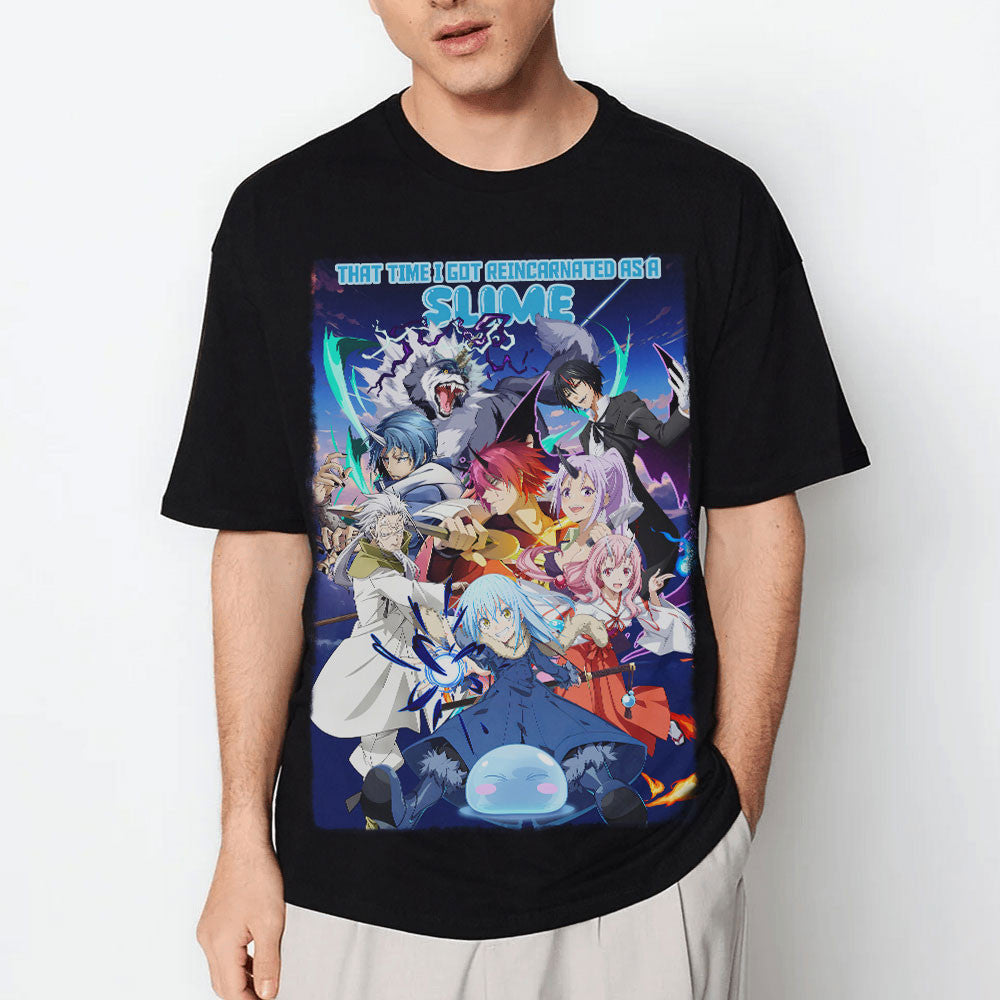 That Time I Got Reincarnated as a Slime Washed T-shirt Vintage Style