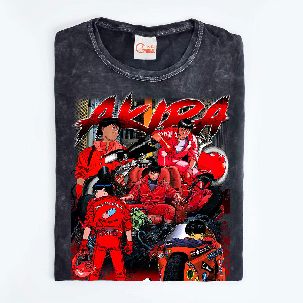 Akira Washed T-shirt Vintage Style
