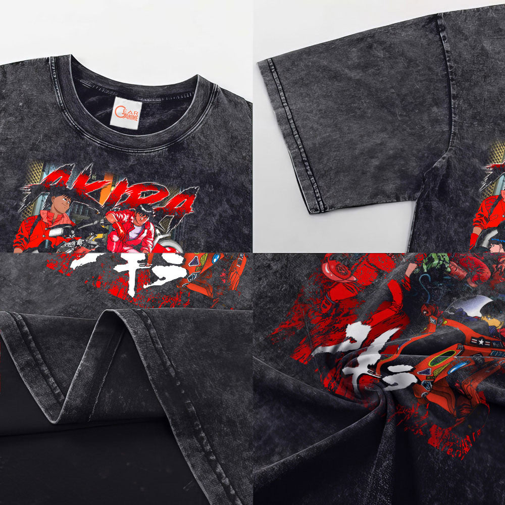 Akira Washed T-shirt Vintage Style