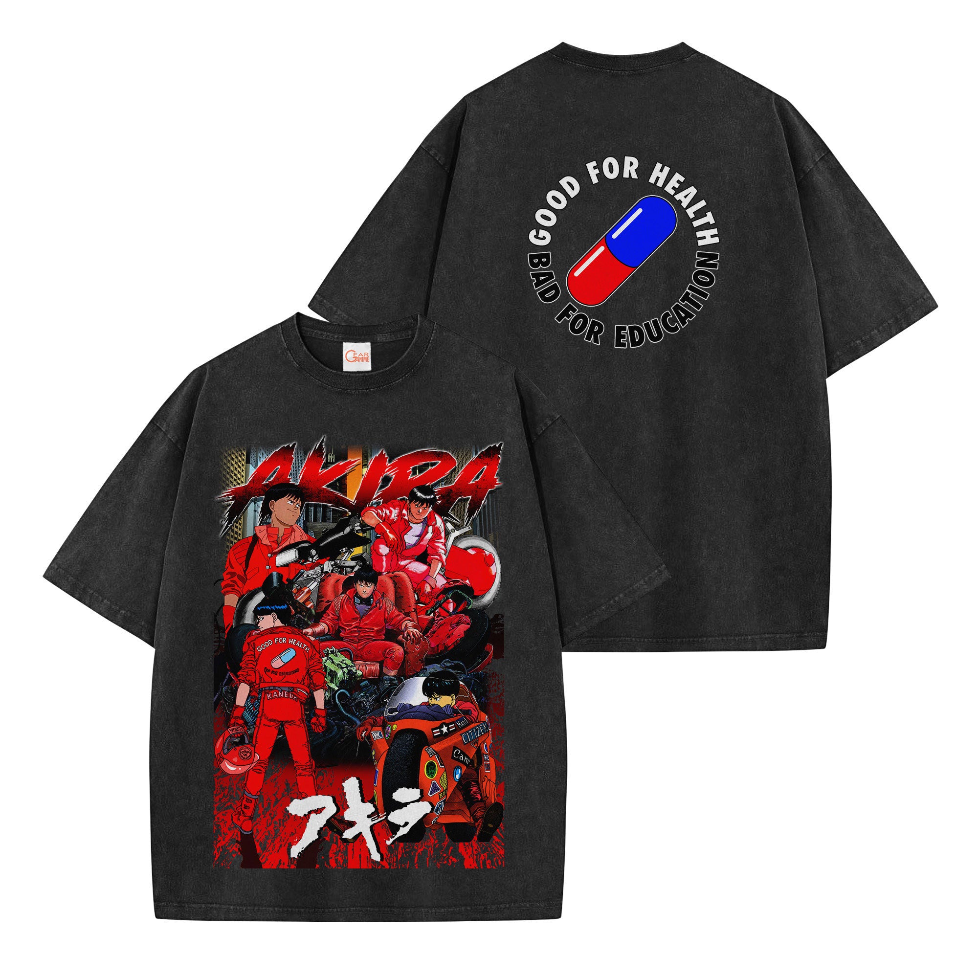 Akira Washed T-shirt Vintage Style