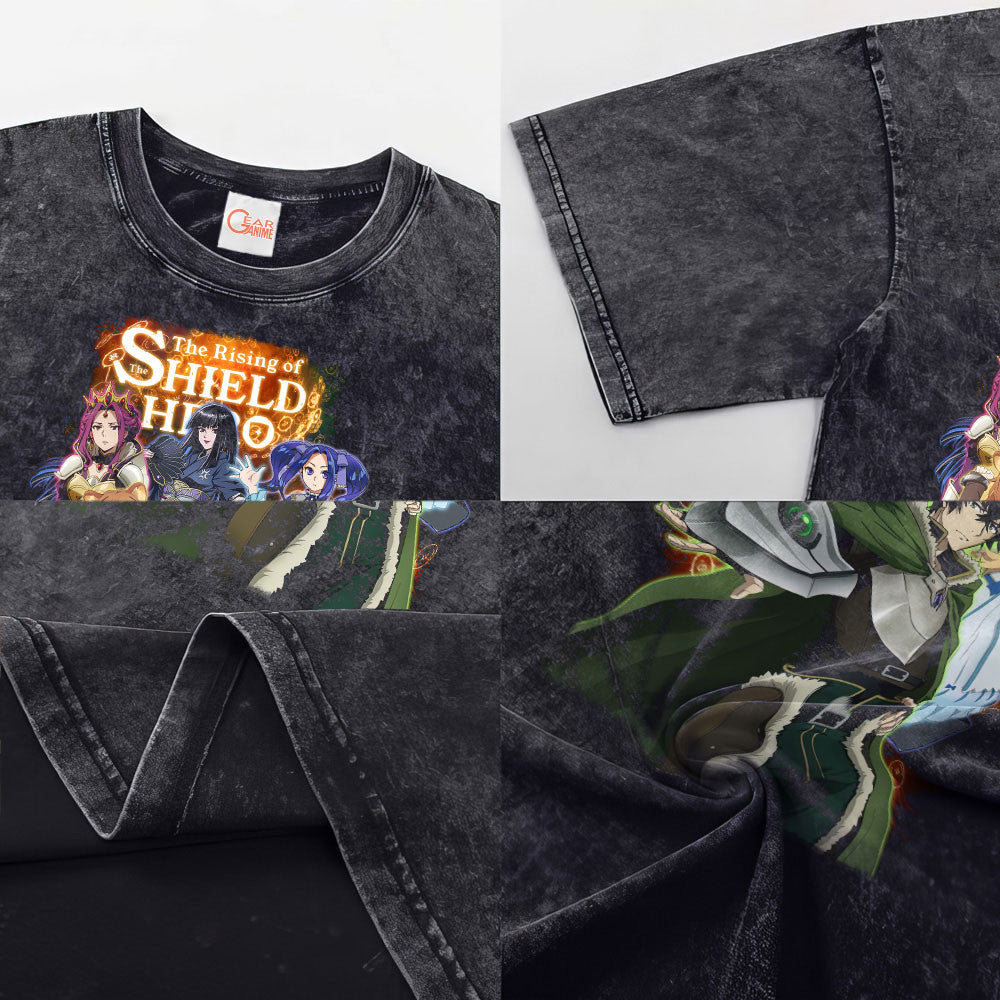 The Rising Of The Shield Hero Washed T-shirt Vintage Style