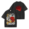 Saitama Washed T-shirt Vintage Style