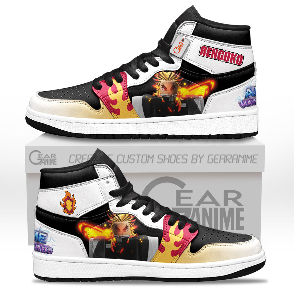 Renguko High-Top Sneakers Custom Vanguards Games Custom Name