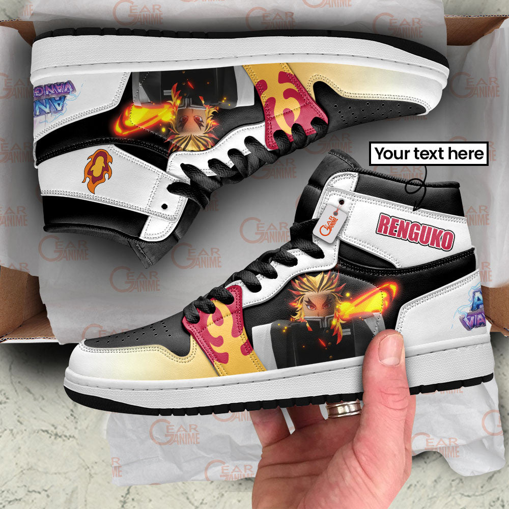 Renguko High-Top Sneakers Custom Vanguards Games Custom Name