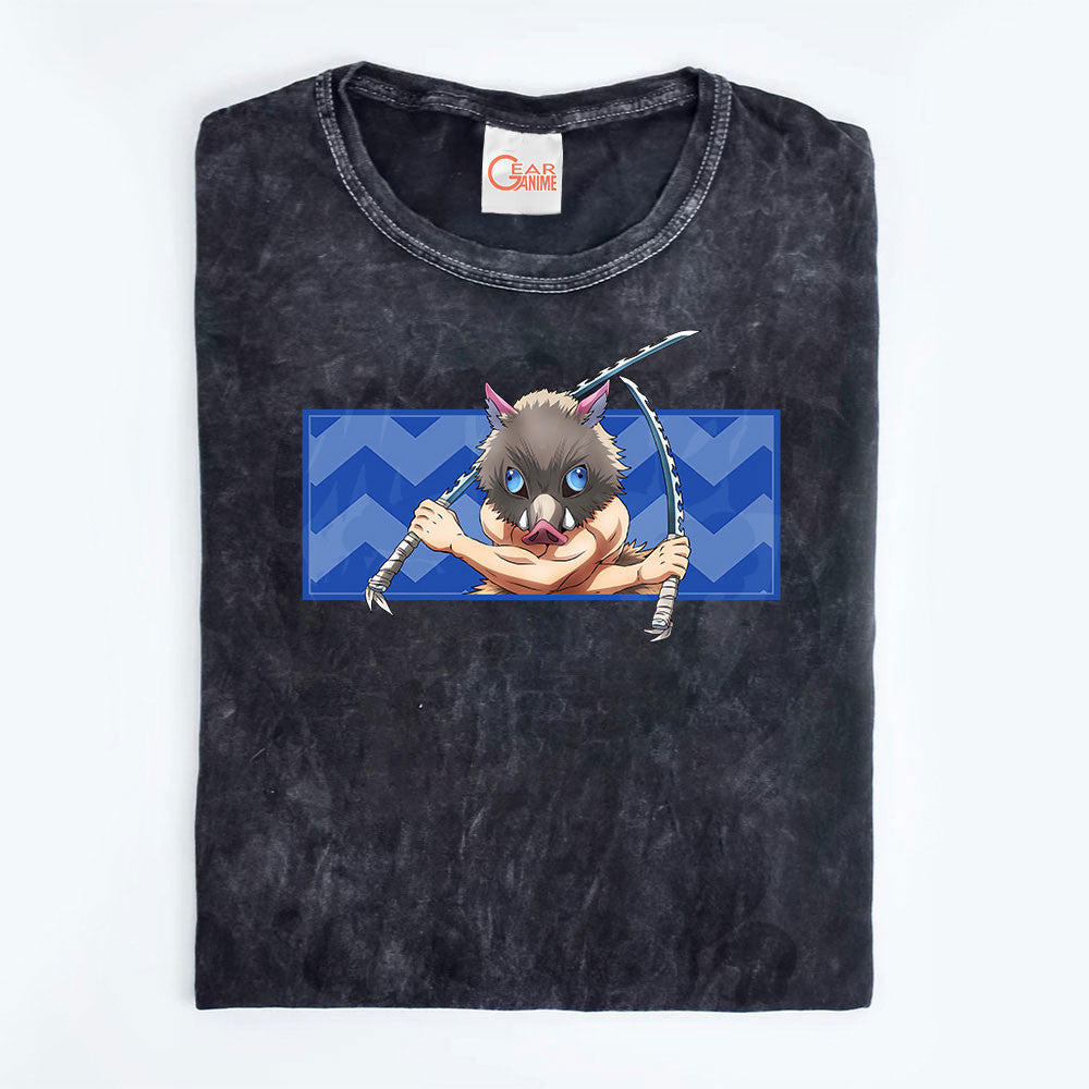 Inosuke Washed T-shirt Vintage Style