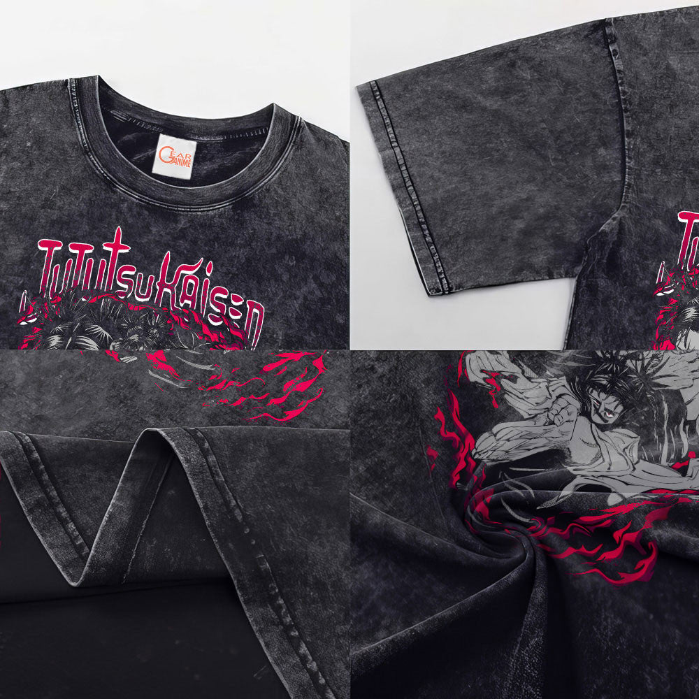 Choso Washed T-shirt Vintage Style