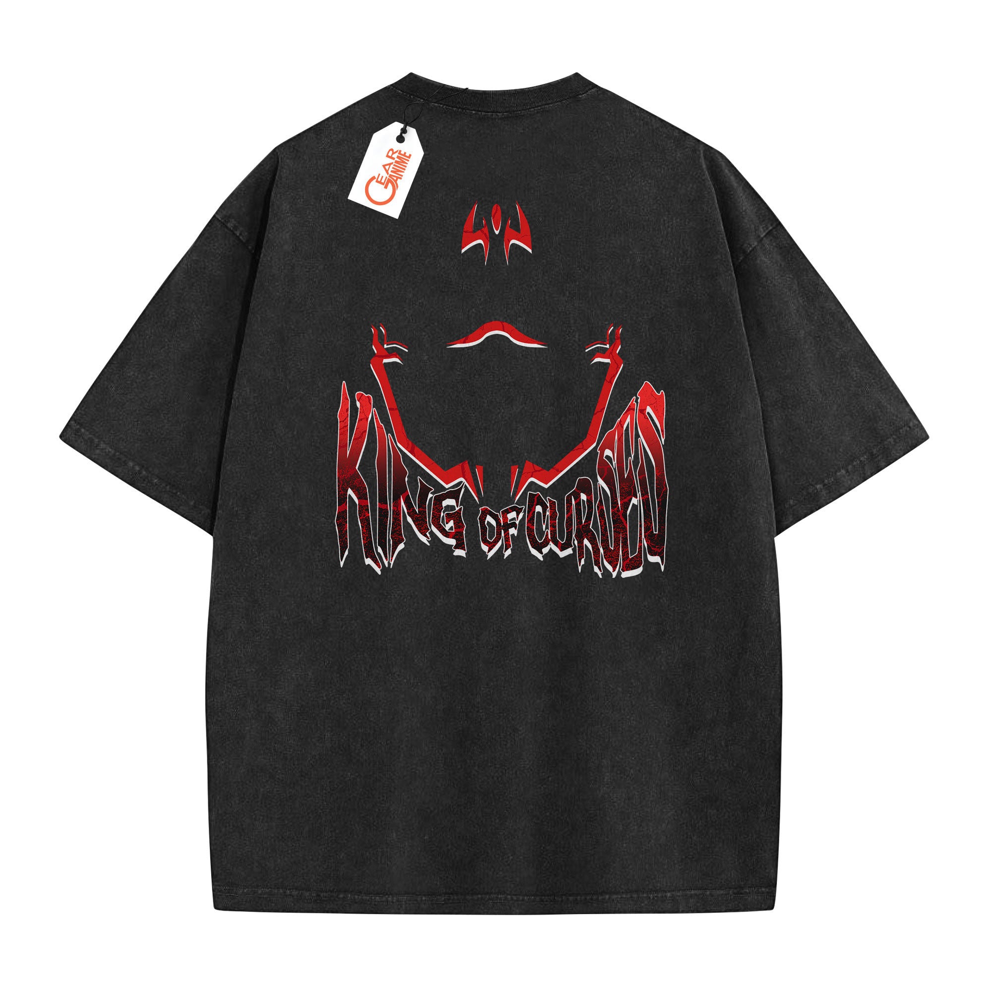 Sukuna Washed T-shirt Vintage Style