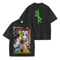 Cyberpunk Edgerunners Washed T-shirt Vintage Style