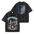 Eren Yeager Washed T-shirt Vintage Style