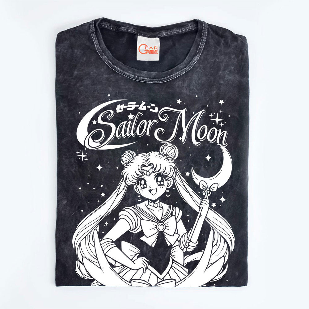 Sailor Usagi Washed T-shirt Vintage Style