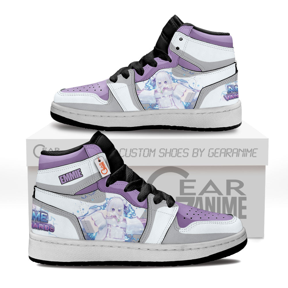 Emmie Personalized Kids High-Top Sneakers