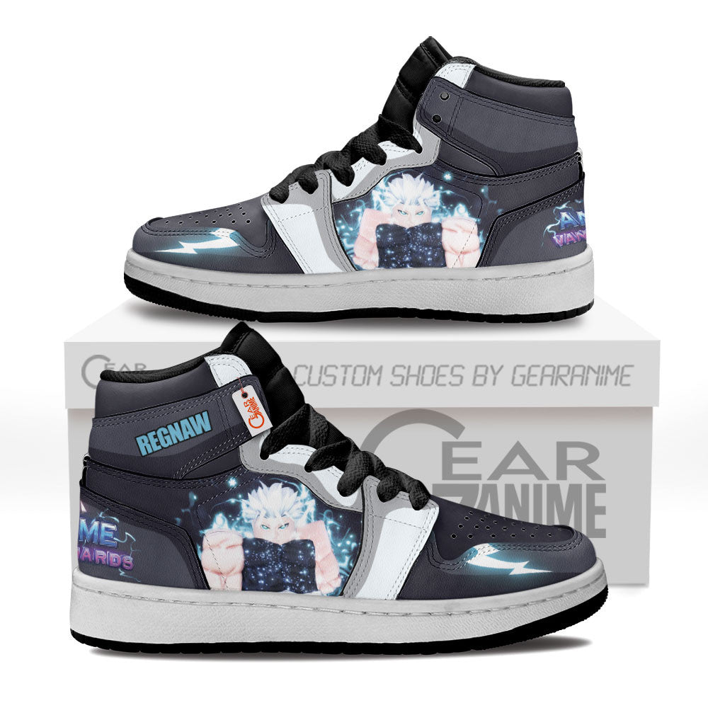 Regnaw Personalized Kids High-Top Sneakers