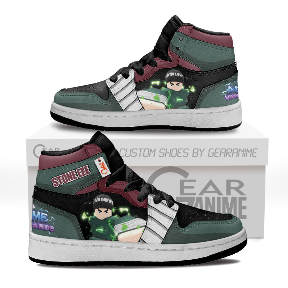 Stone Lee Personalized Kids High-Top Sneakers