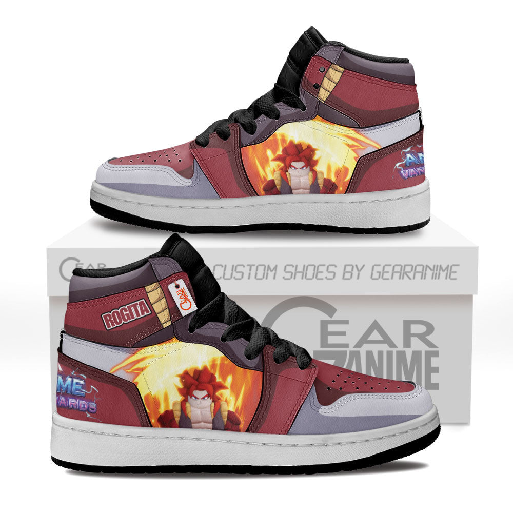 Rogita Super 4 Personalized Kids High-Top Sneakers