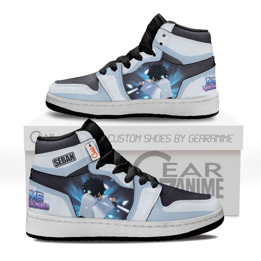 Seban Personalized Kids High-Top Sneakers