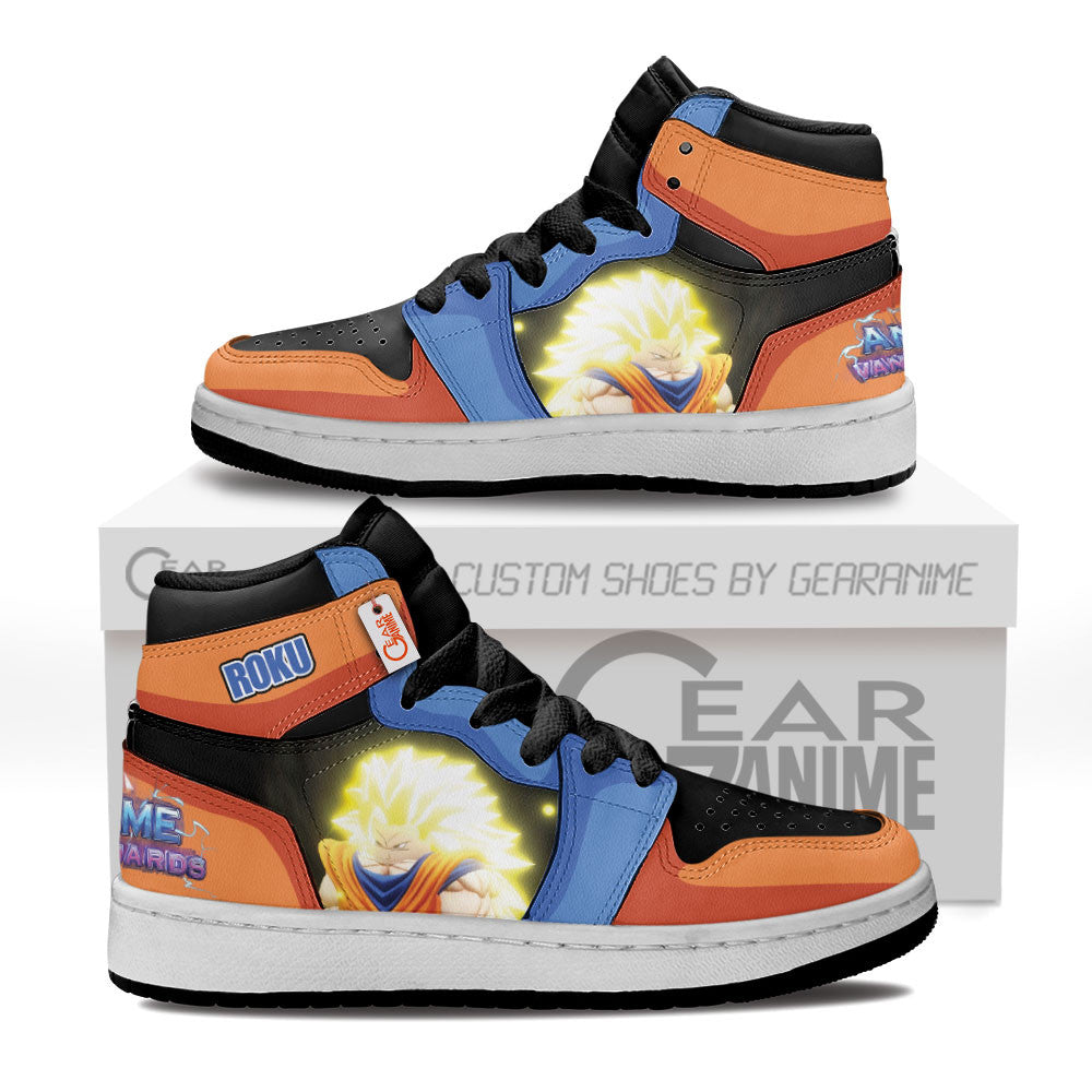 Roku Super 3 Personalized Kids High-Top Sneakers