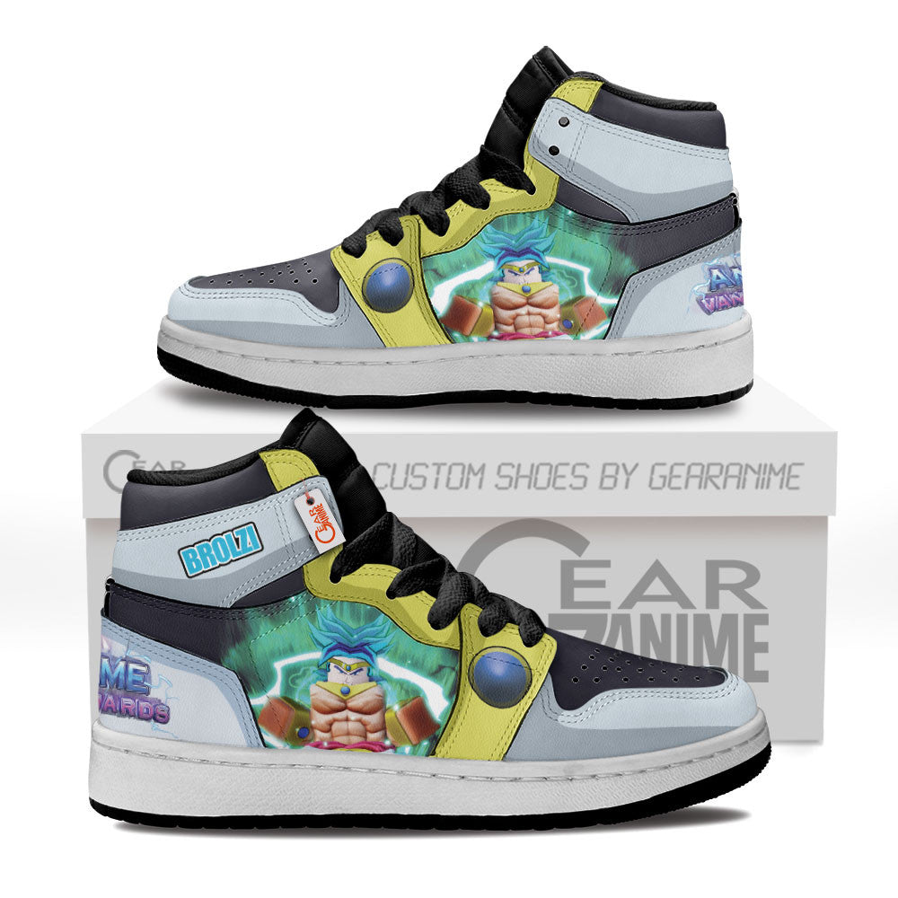 Super Brolzi Personalized Kids High-Top Sneakers