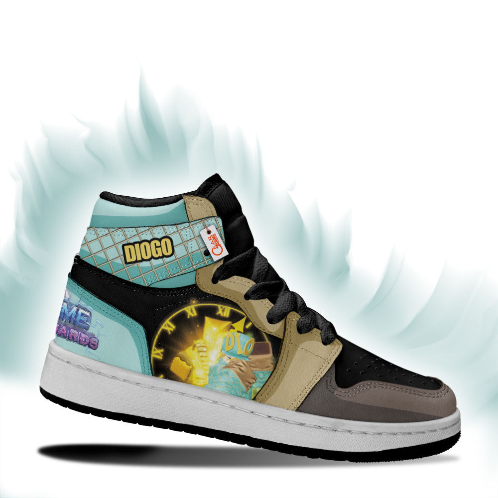 Diogo Personalized Kids High-Top Sneakers