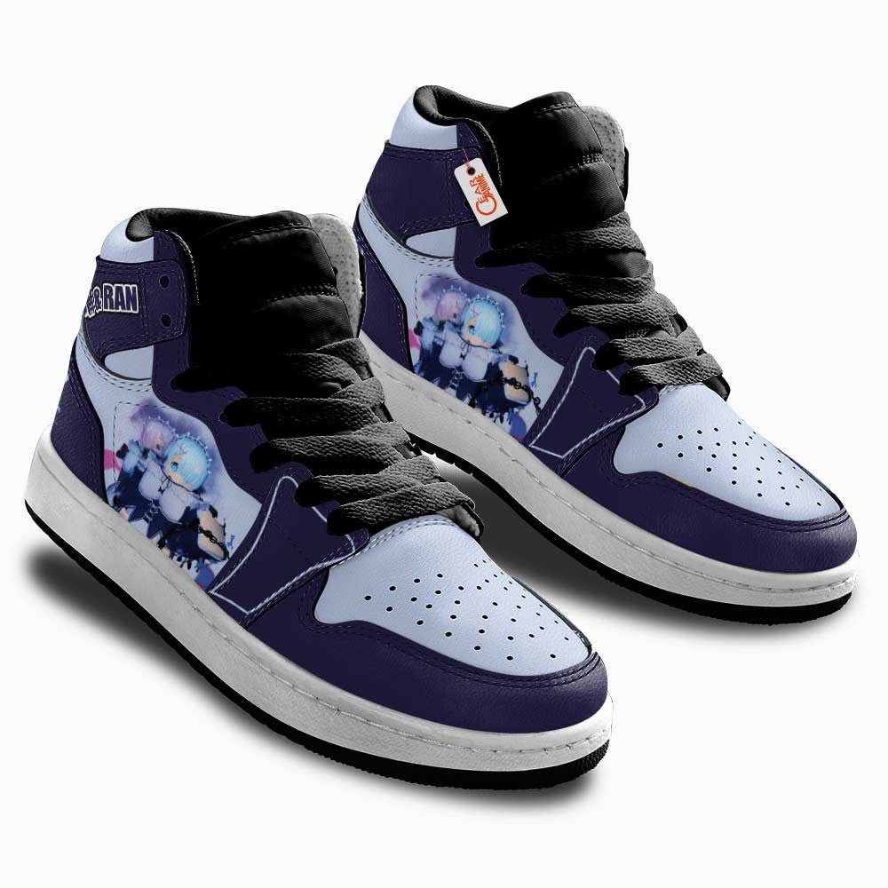 Rom and Ran Personalized Kids High-Top Sneakers