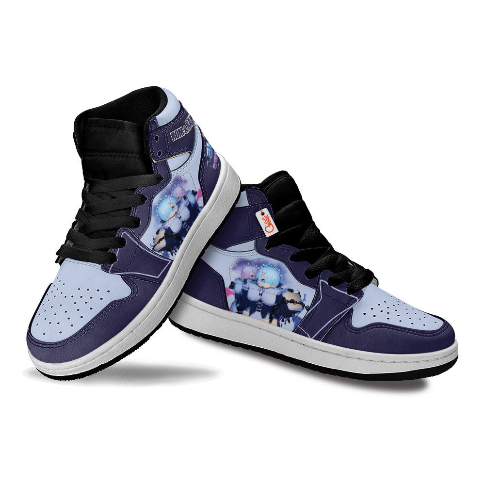 Rom and Ran Personalized Kids High-Top Sneakers