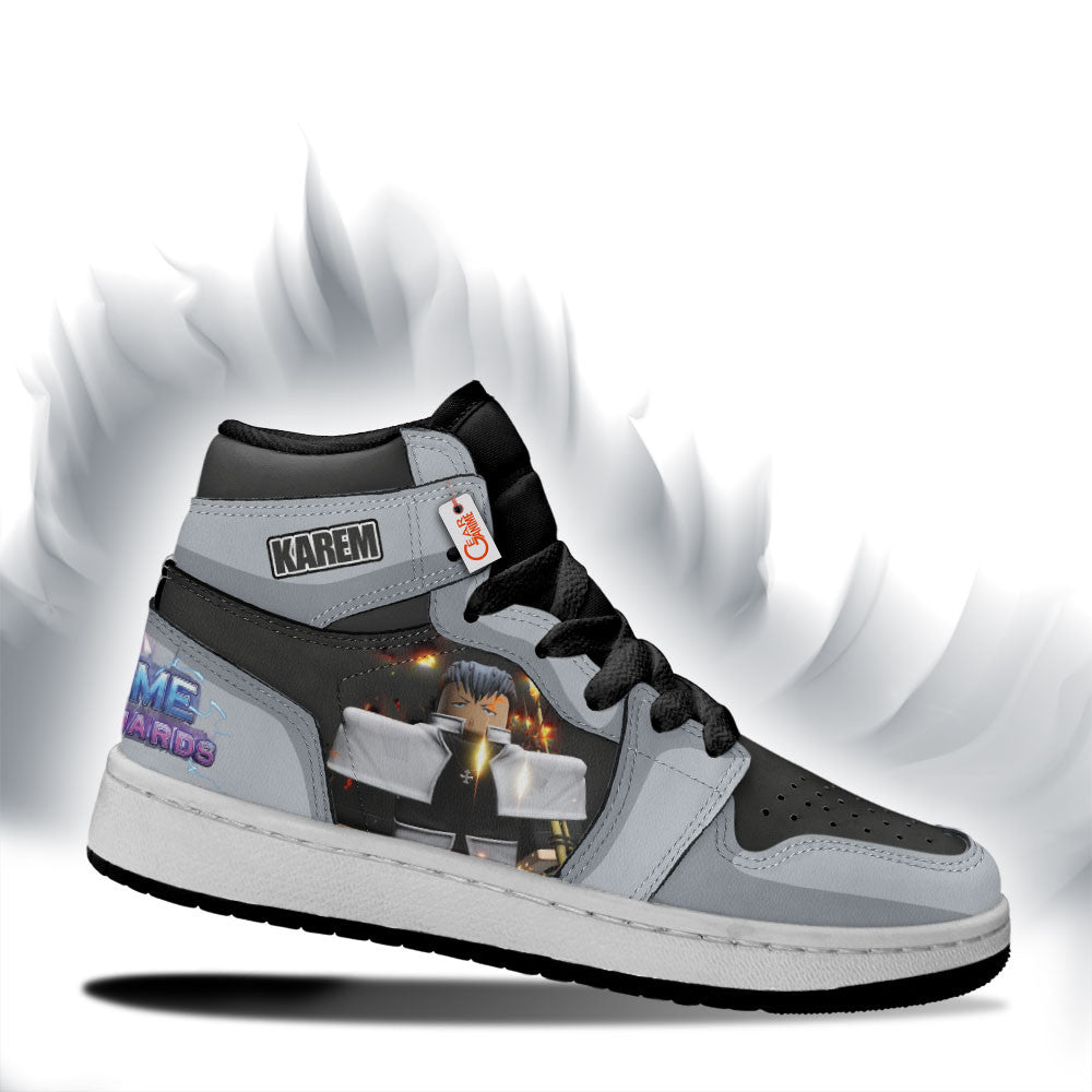 Karem Chilled Personalized Kids High-Top Sneakers
