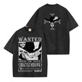 Dracule Mihawk Wanted Washed T-shirt Vintage Style