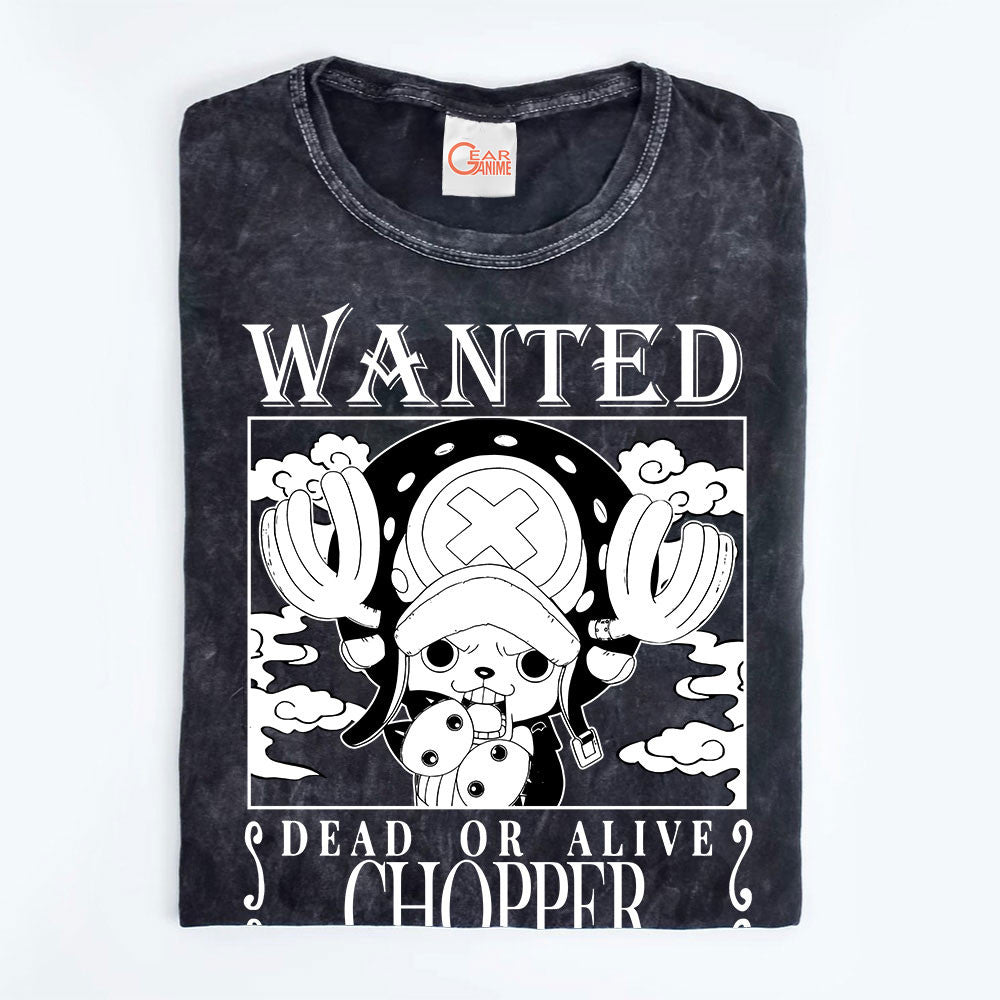 Chopper Wanted Washed T-shirt Vintage Style
