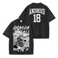 Android 18 Washed T-shirt Vintage Style