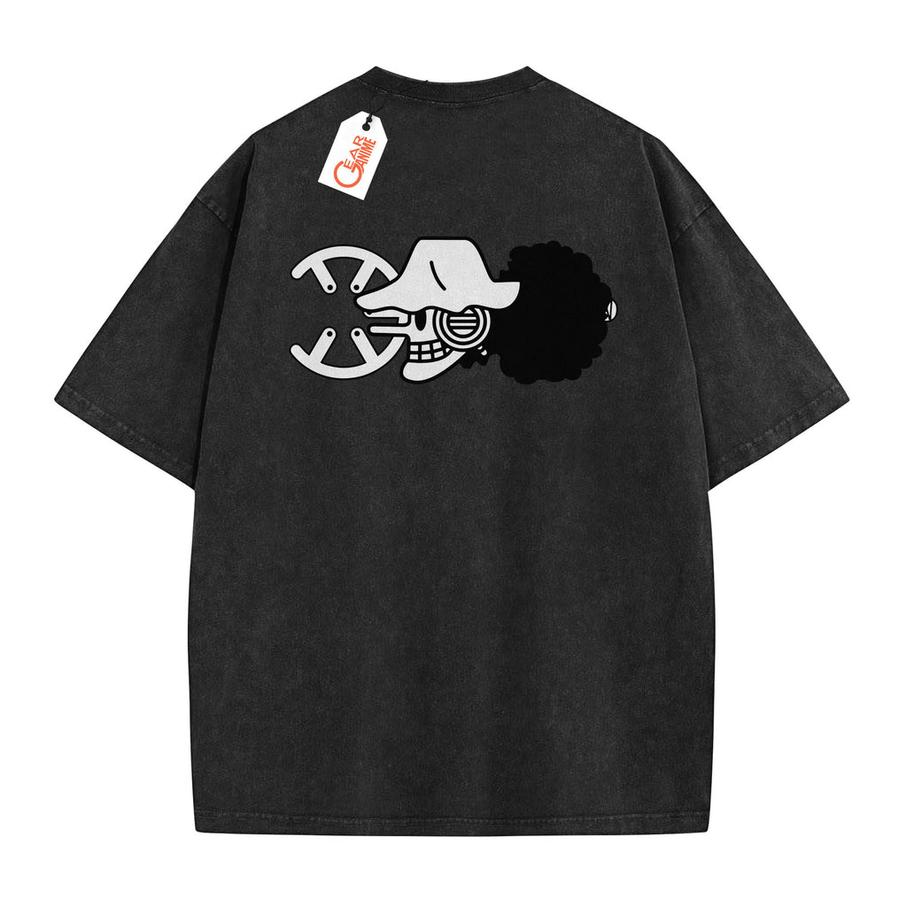 Usopp Wanted Washed T-shirt Vintage Style