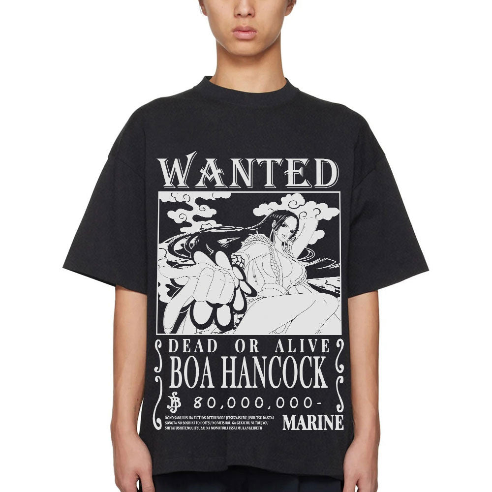 Boa Hancock Wanted Washed T-shirt Vintage Style