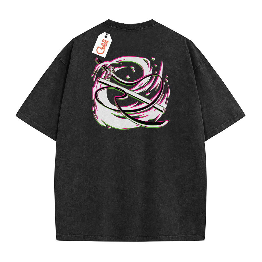 Mitsuri Kanroji Washed T-shirt Vintage Style