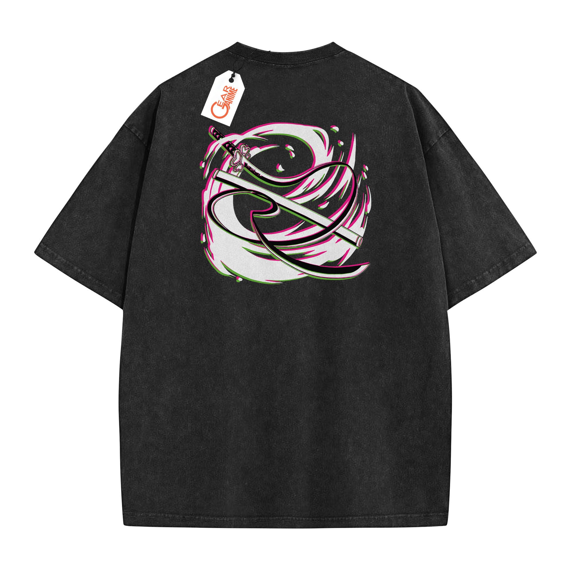 Mitsuri Kanroji Washed T-shirt Vintage Style