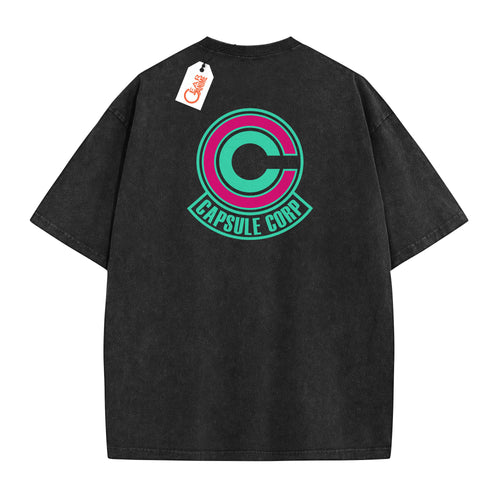 Bulma Washed T-shirt Vintage Style