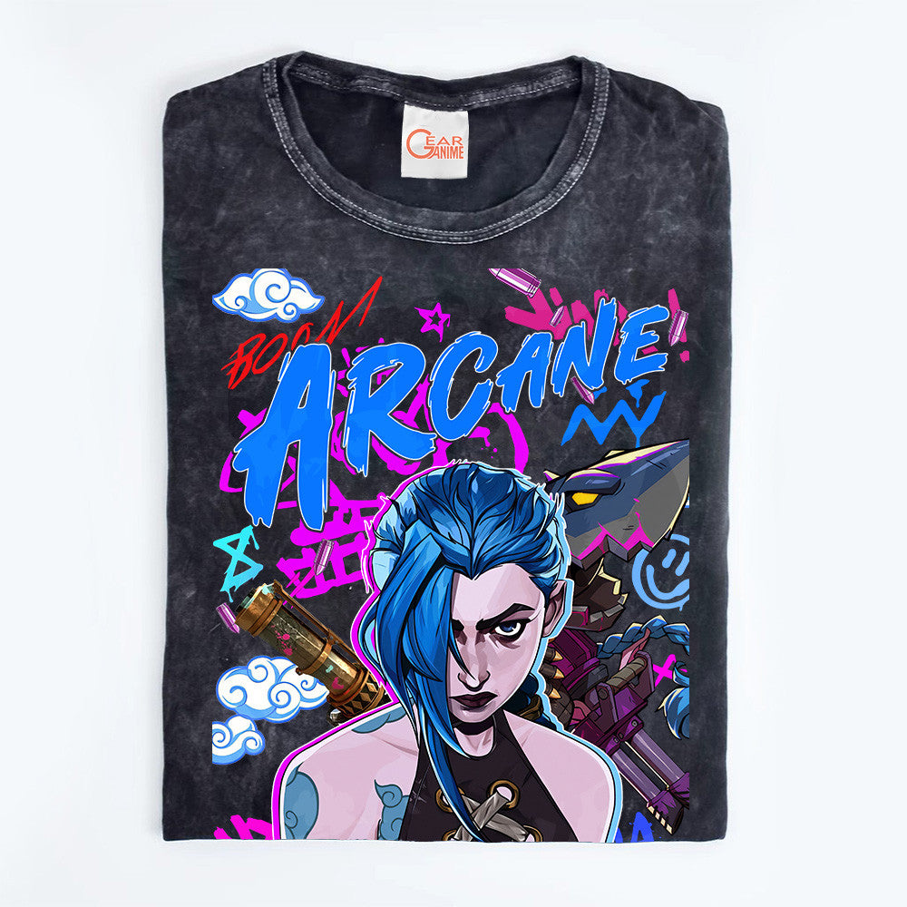 Jinx Washed T-shirt Vintage Style