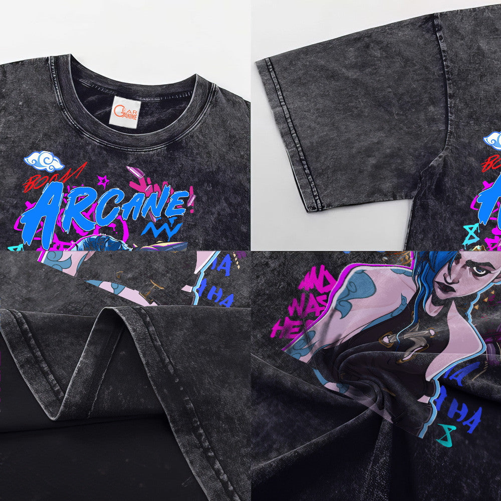 Jinx Washed T-shirt Vintage Style