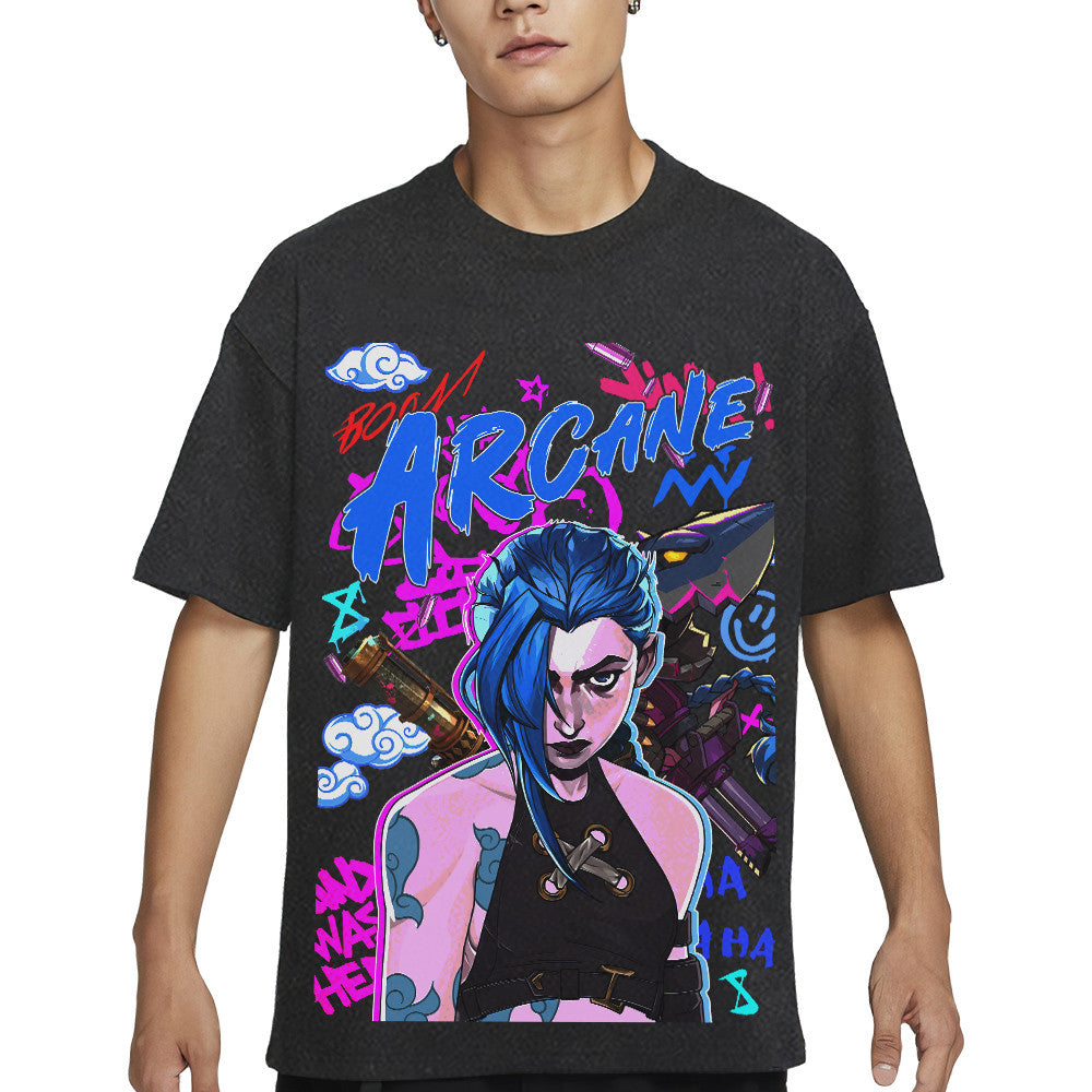 Jinx Washed T-shirt Vintage Style