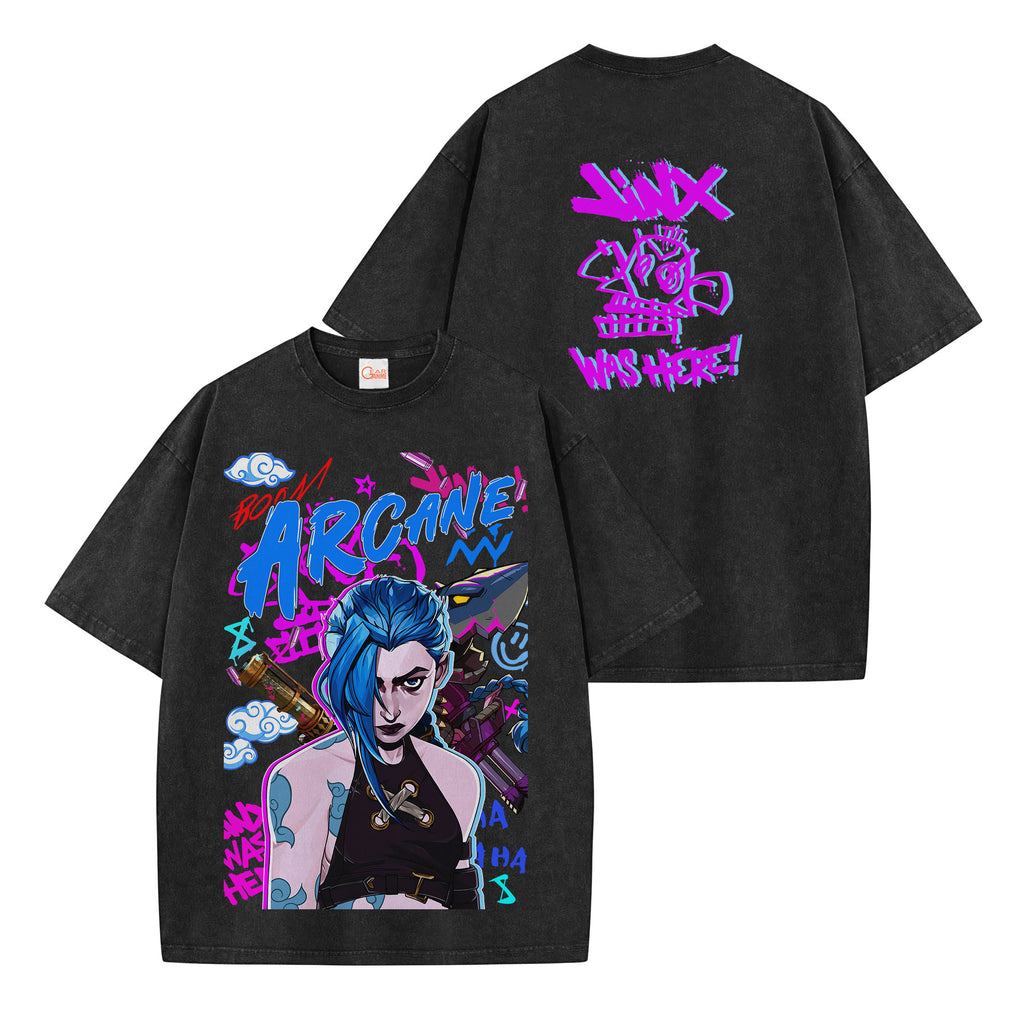 Jinx Washed T-shirt Vintage Style