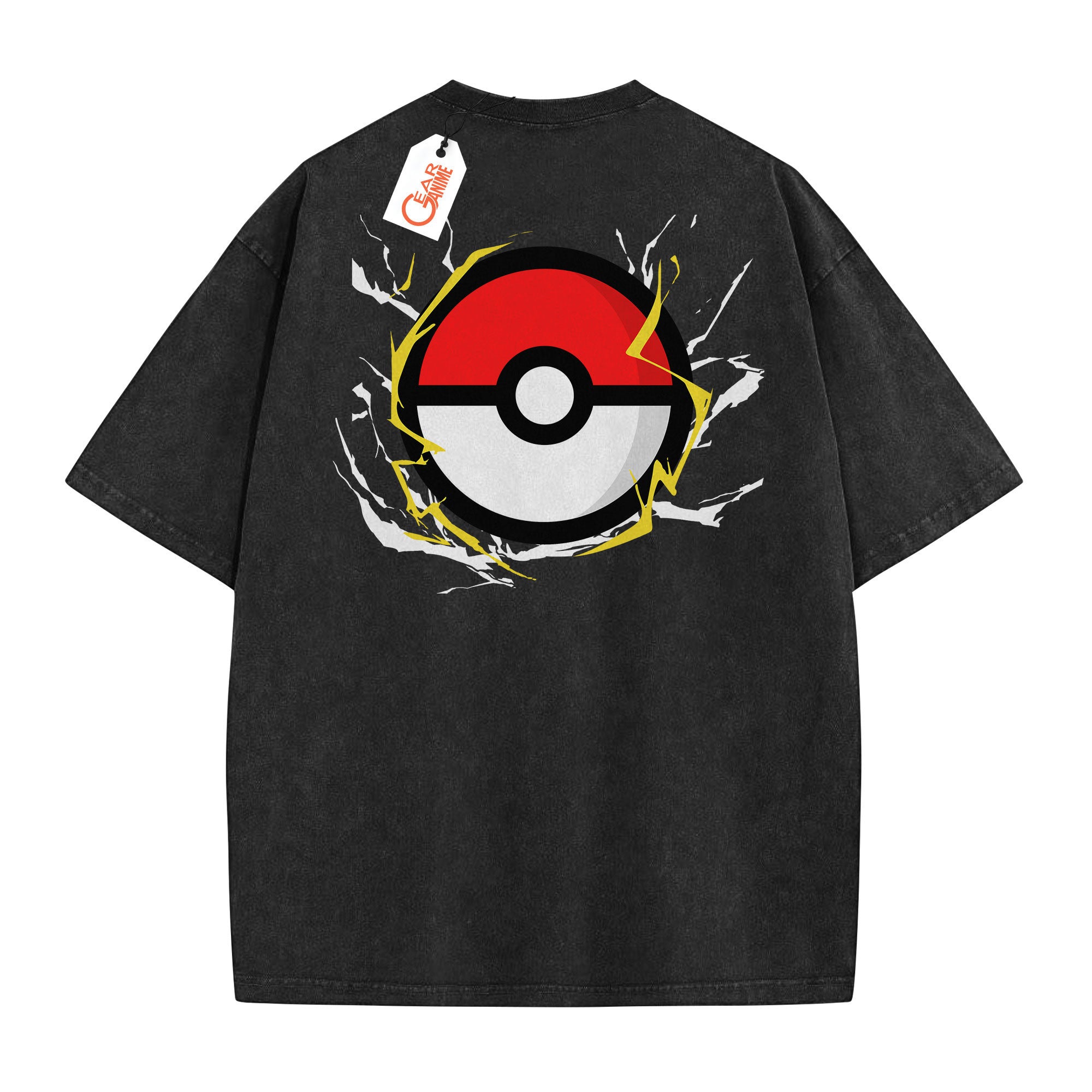 Pikachu Washed T-shirt Vintage Style