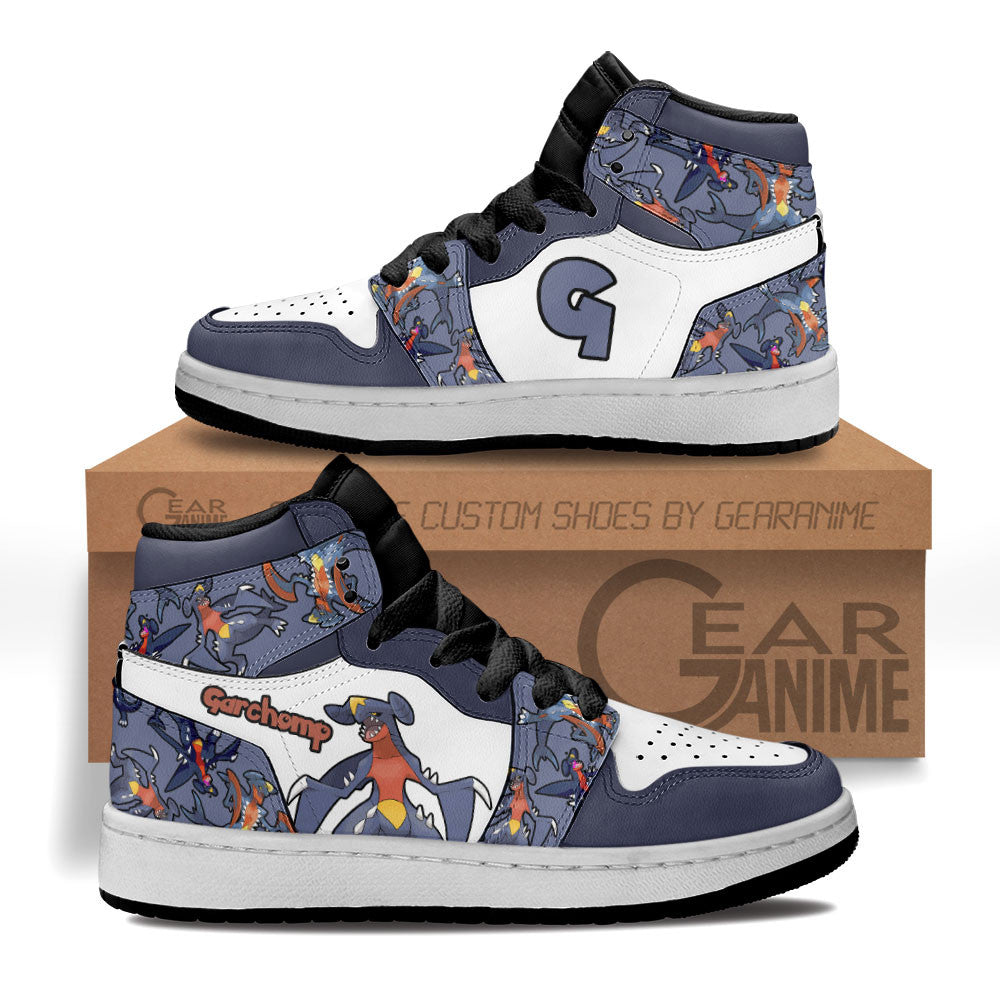 Garchomp Personalized Kids High-Top Sneakers