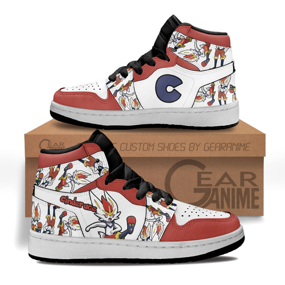 Cinderace Personalized Kids High-Top Sneakers