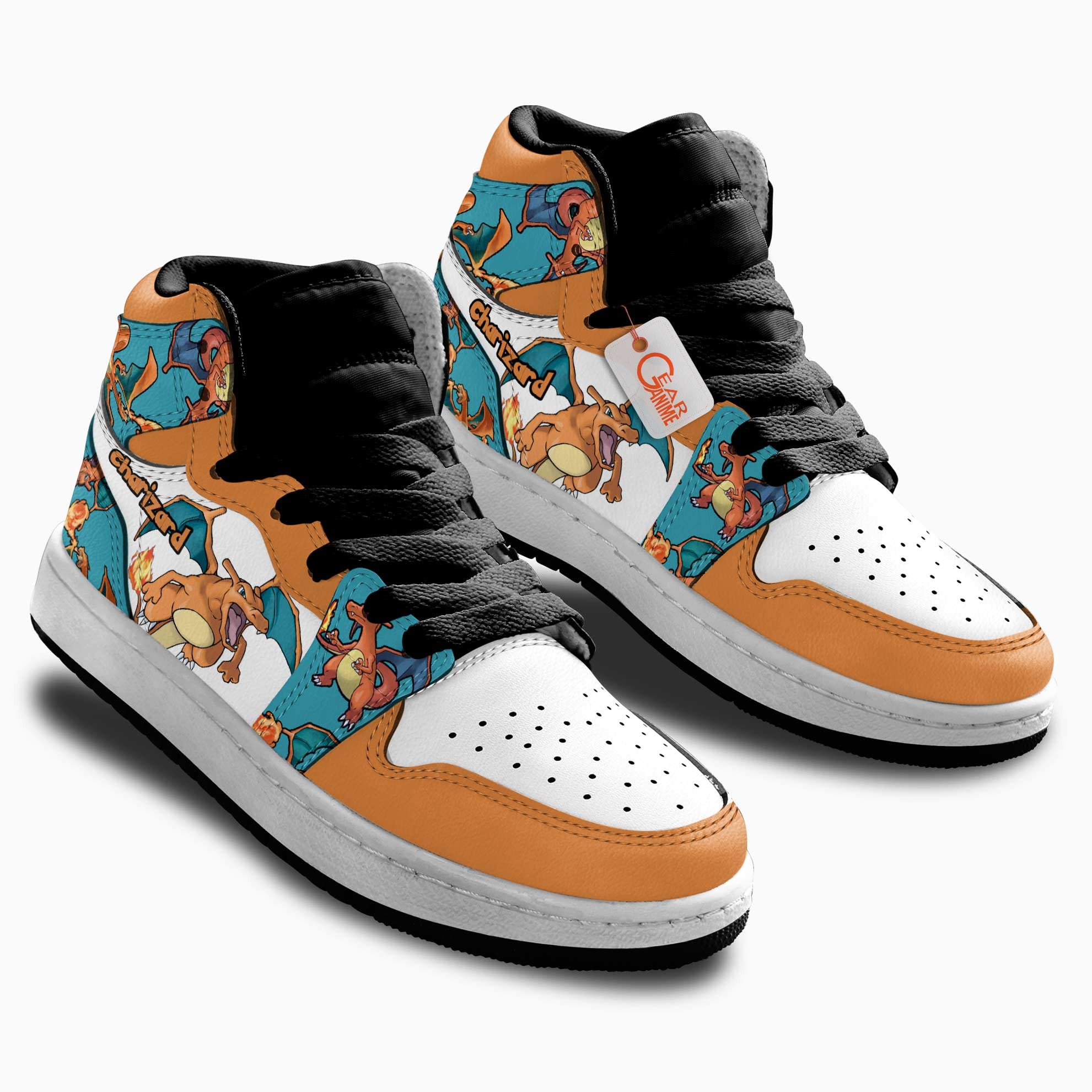 Charizard Personalized Kids High-Top Sneakers