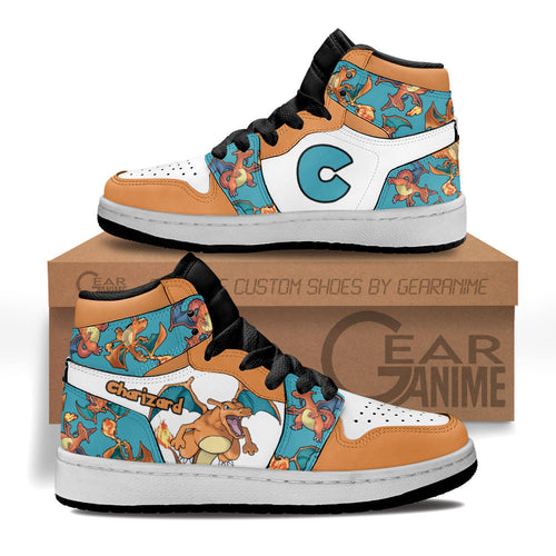 Charizard Personalized Kids High-Top Sneakers