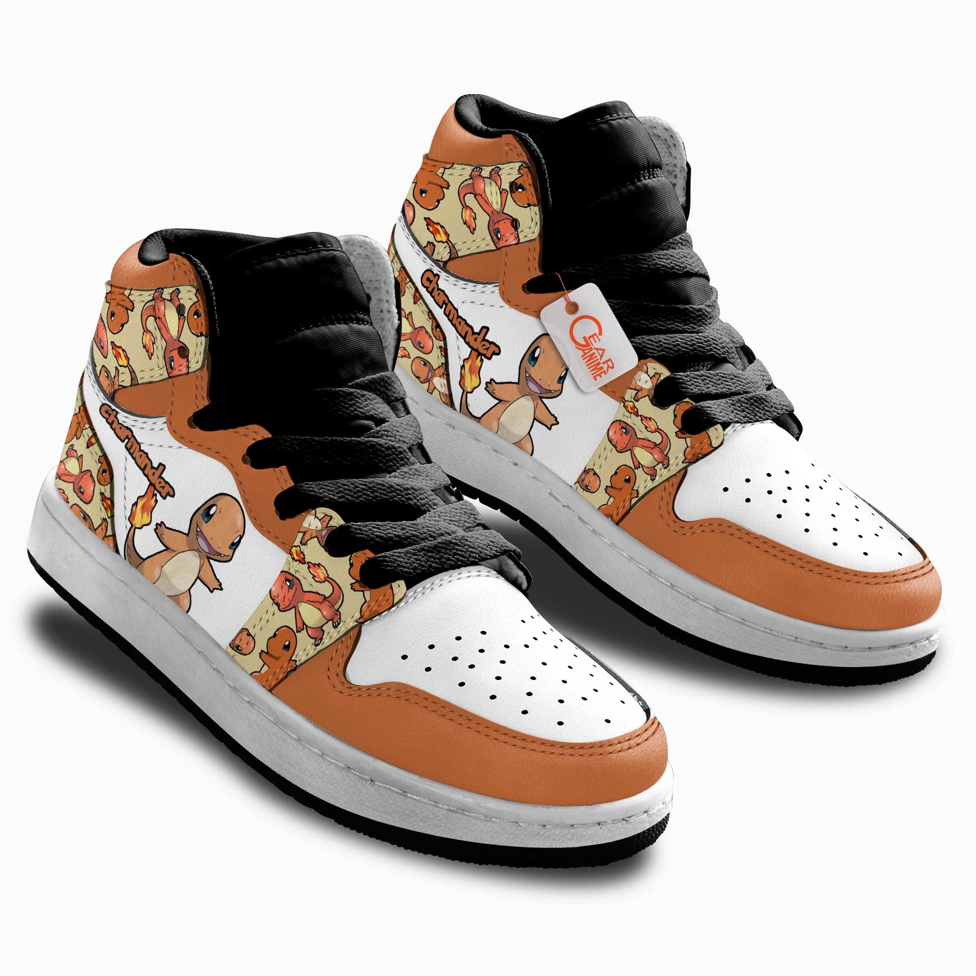 Charmander Personalized Kids High-Top Sneakers
