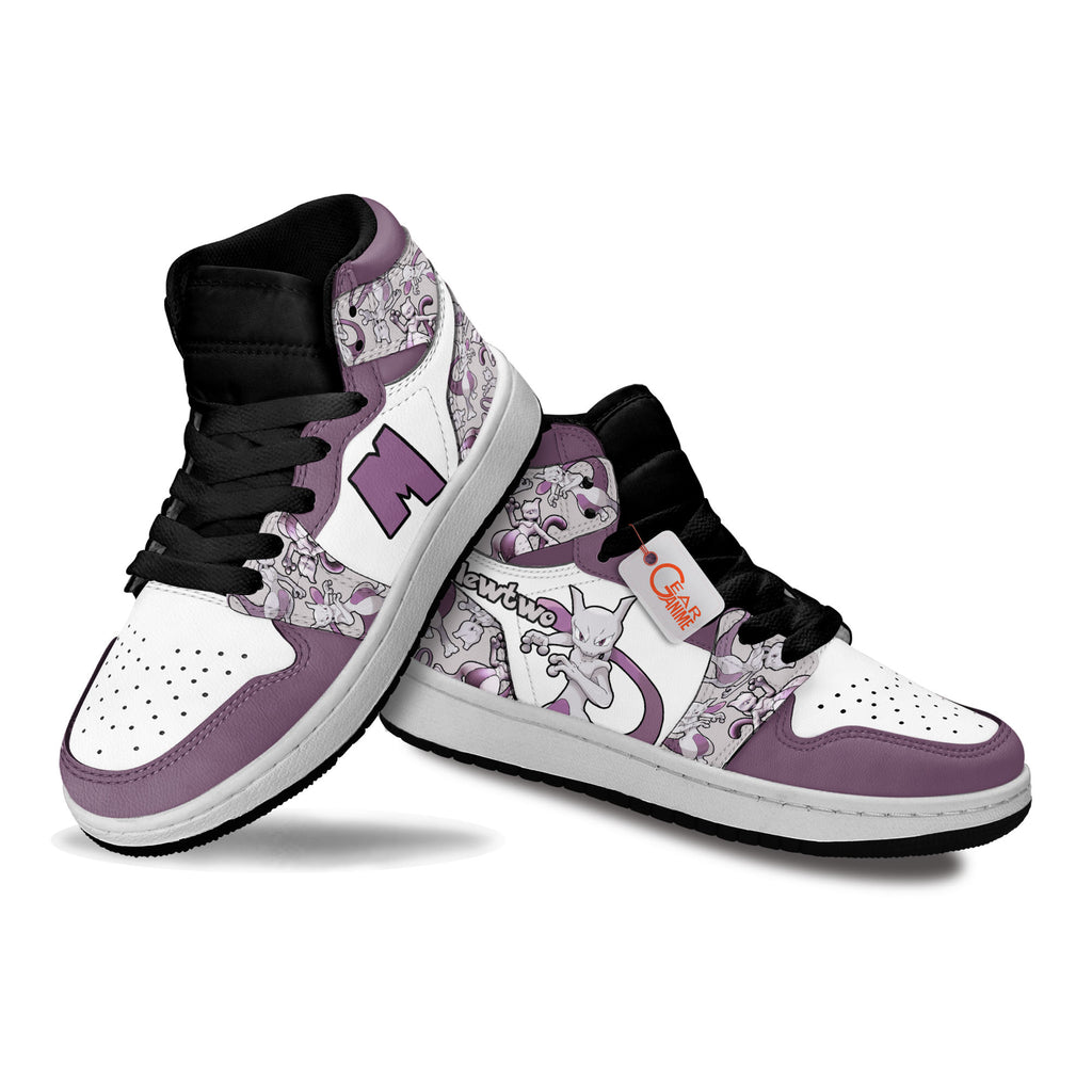 Mewtwo Personalized Kids High-Top Sneakers