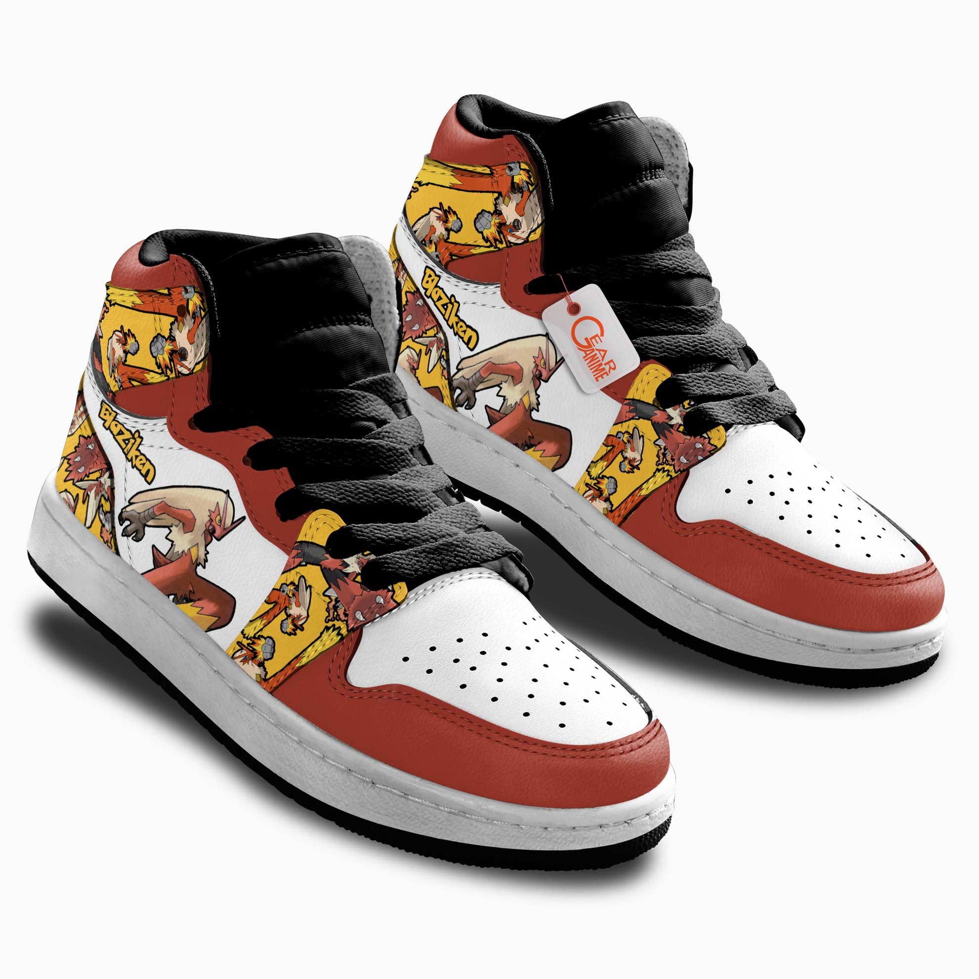 Blaziken Personalized Kids High-Top Sneakers