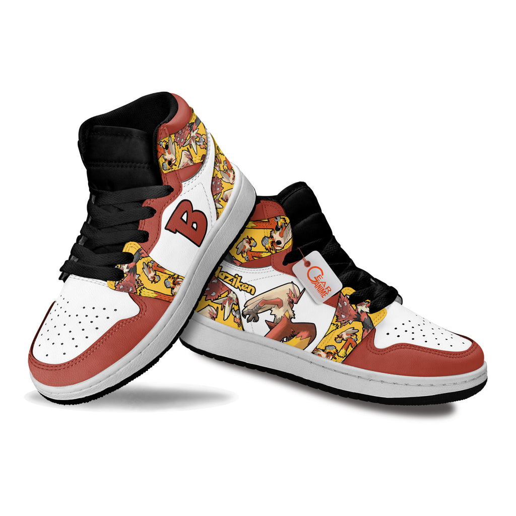 Blaziken Personalized Kids High-Top Sneakers